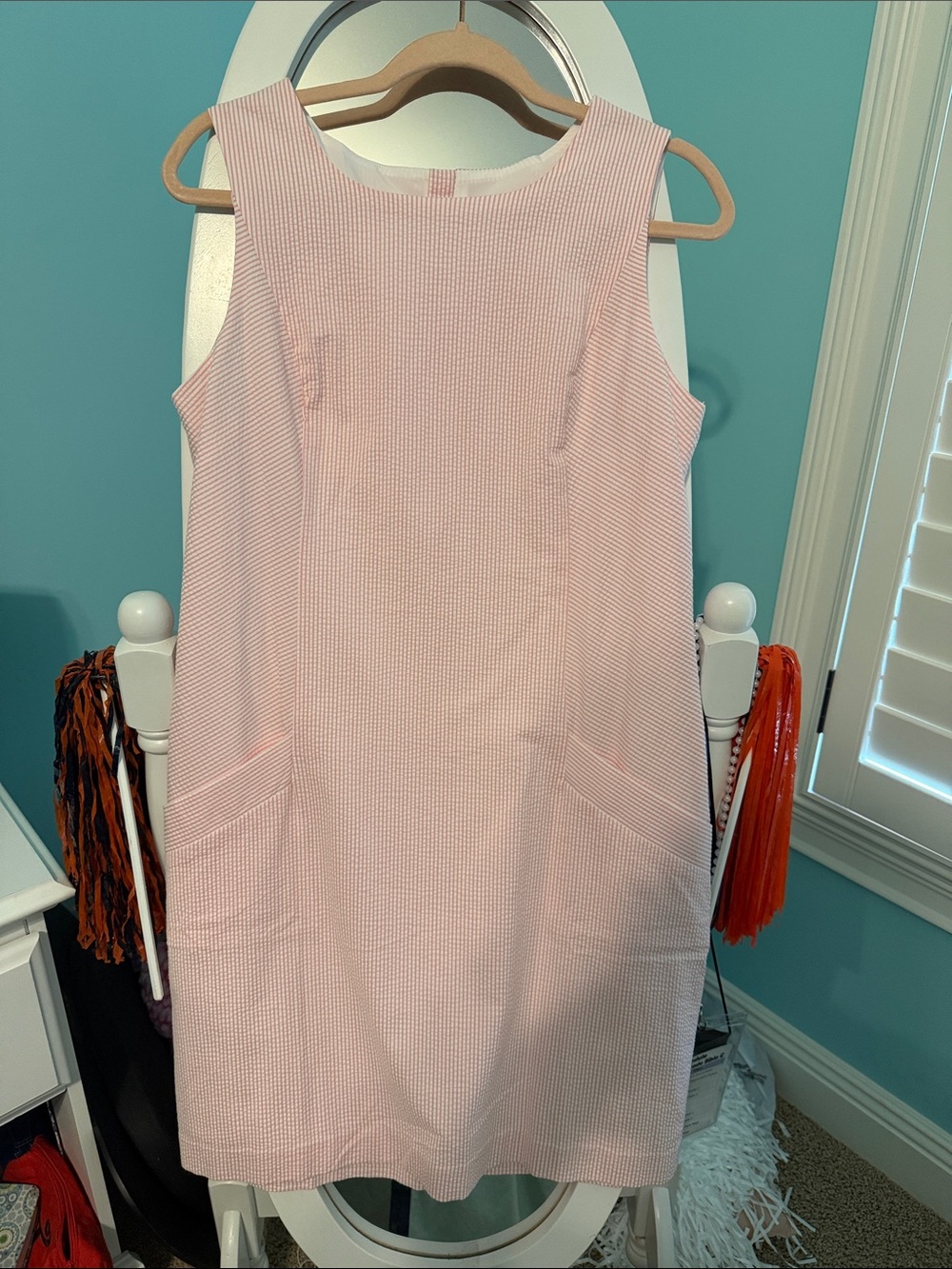 Southern Tide Sleeveless Shift Dress - Light Pink